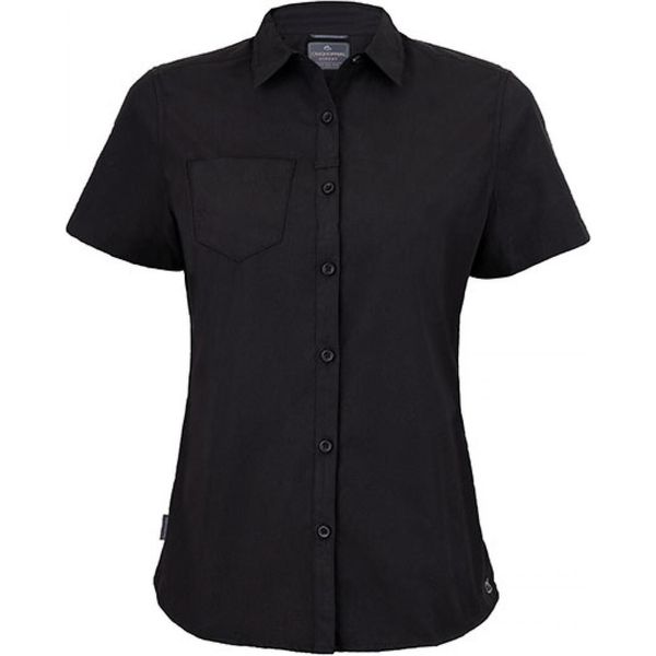 Craghoppers Expert CES004 | Expert Donna Kiwi Camicia A Maniche Corte - Colore: Nero - Taglia: 12-image