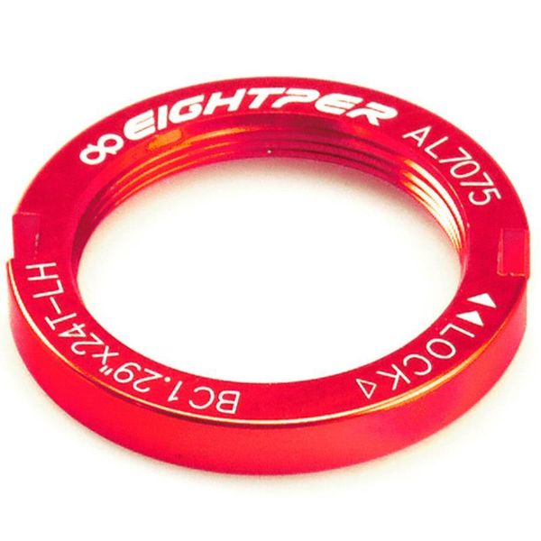 Ghiera Fixie Eightper - Rosso Anodizzato-image