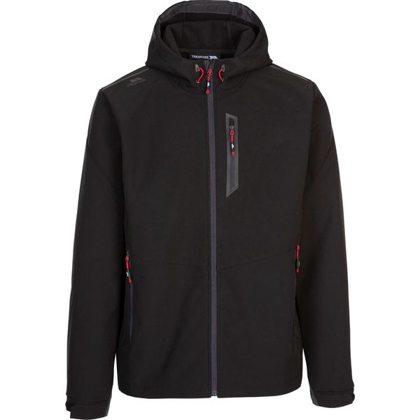 Trespass - Giacca Softshell "Marlon"" Da Uomo TP5636 (M) (Nero)"-image