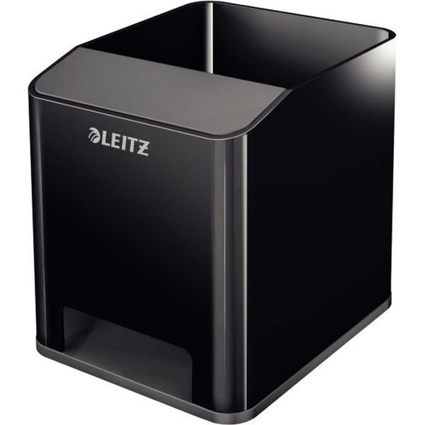Portamatite Sonoro Wow Ps Duo Colour Nero Confezione Da 4 Pezzi-image