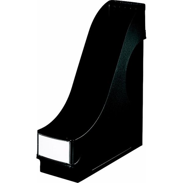 Cartella Per Riviste Leitz A4 In Plastica Nera Confezione Da 8 Pezzi-image