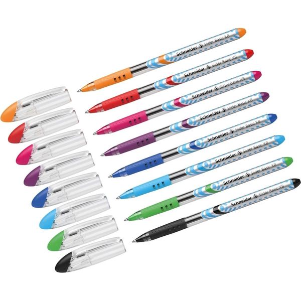 Biros Slider Basic Xb Colours Confezione Da 8 Colori Con 10 Penne-image