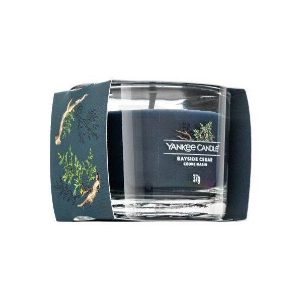 Candele Yankee: Votive Bayside Cedar Da 37 G Per Un'atmosfera Avvolgente-image