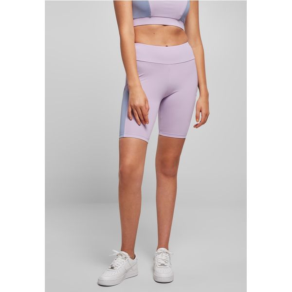 Urban Classics TB5021 | Pantaloncini Da Ciclismo Da Donna A Blocchi Di Colore - Colore: Lilla/Viola - Taglia: Xl-image