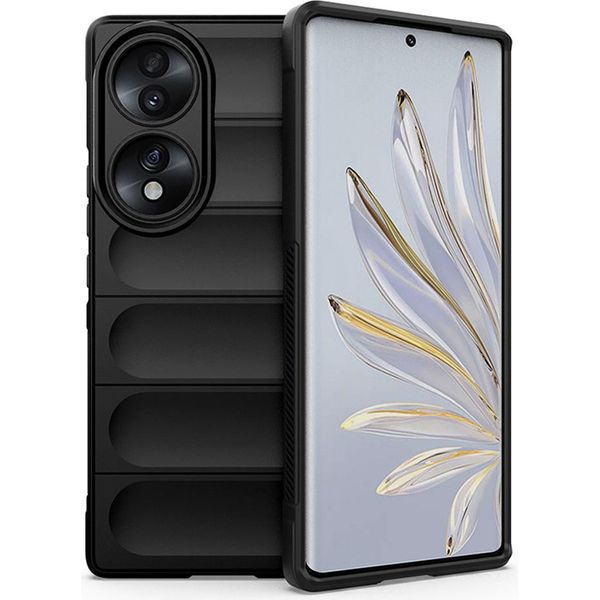 Honor 70 Custodia, Custodia Protettiva In Silicone Tpu Morbido Antiurto Per Honor 70 Nero-image