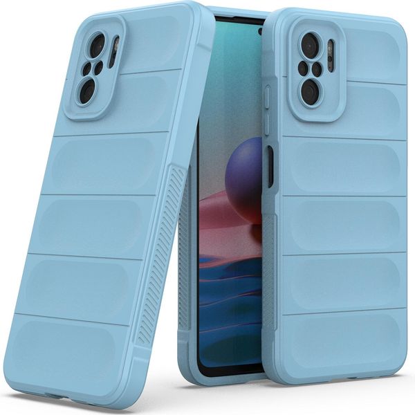 Custodia Redmi Note 10, Custodia Protettiva In Silicone Tpu Morbido Antiurto Per Xiaomi Redmi Note 10 4G/Note10S Blu-image