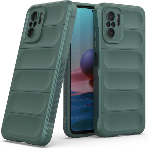 Custodia Redmi Note 10, Custodia Protettiva In Silicone Tpu Morbido Antiurto Per Xiaomi Redmi Note 10 4G/Note10S Verde-image