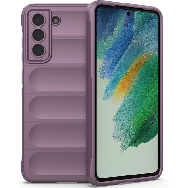 Custodia Galaxy S21 Fe 5G, Custodia Protettiva In Silicone Tpu Morbido Antiurto Per Samsung Galaxy S21 Fe 5G Viola-image