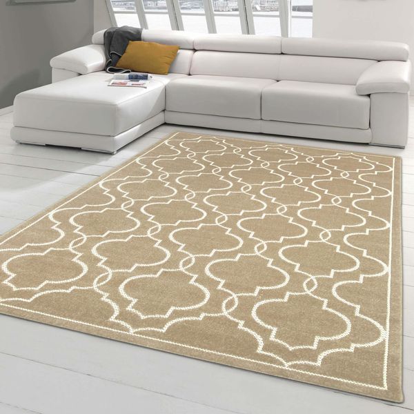 Tappeto Orientale | Interno Ed Esterno | Colori Caldi - Beige Dimensioni - 160X230 Cm-image