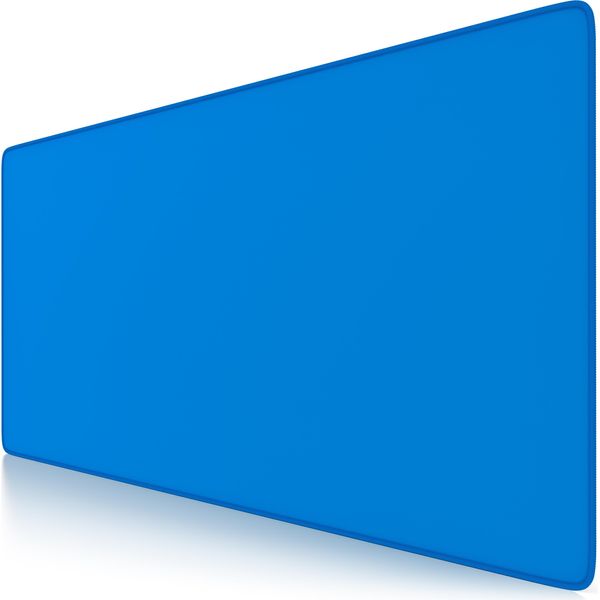 Tappetino Per Mouse Da Gioco Csl, Xxl, 900 X 400 X 3 Mm, Tappetino Da Tavolo, Extra-Large, Lavabile, Blu Scuro-image