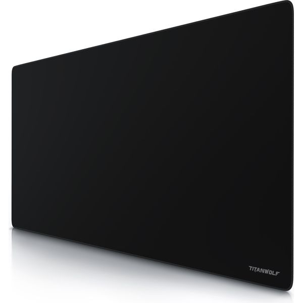 Mousepad Da Gioco Titanwolf, Xxxl Speed Mousepad 1200 X 600 Mm, Velocità E Precisione, Scritte Alfanumeriche-image