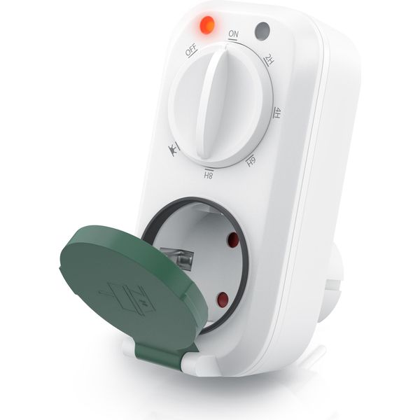 Csl Timer Conto Alla Rovescia Per Esterni Con Interruttore Crepuscolare - Timer Con Cappuccio Di Protezione-image