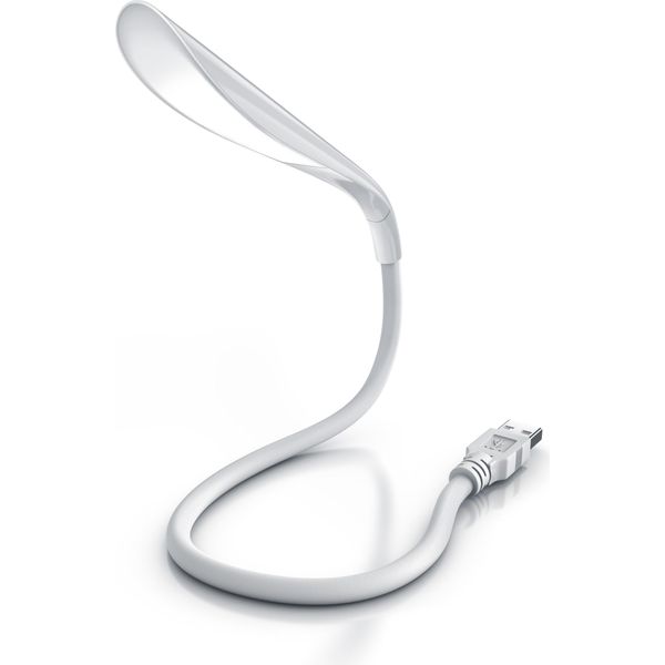 Csl Lampada Led Flessibile Con Collo D'oca Lampada Da Lettura Con Connessione Usb-image
