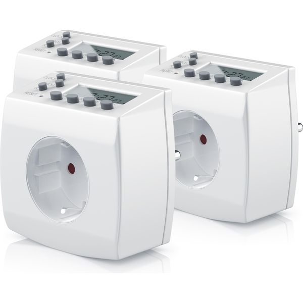Bearware 3X Timer Digitale Dal Design Compatto Blocco Di Sicurezza Per Bambini / Commutazione Casuale-image