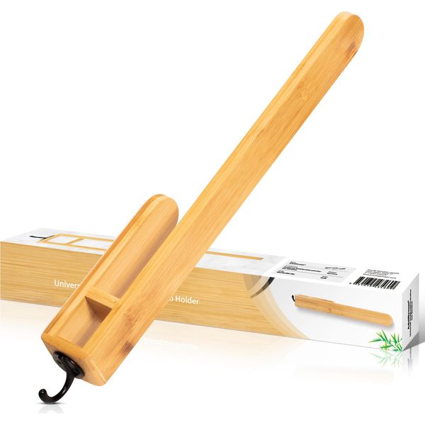 Portasciugamani In Legno Senza Foratura I Portasciugamani In Bambù Autoadesivo I Portasciugamani Ospite Portasciugamani I Portasciugamani Cucina Ganci Per Asciugamani Ospite Bagno-image