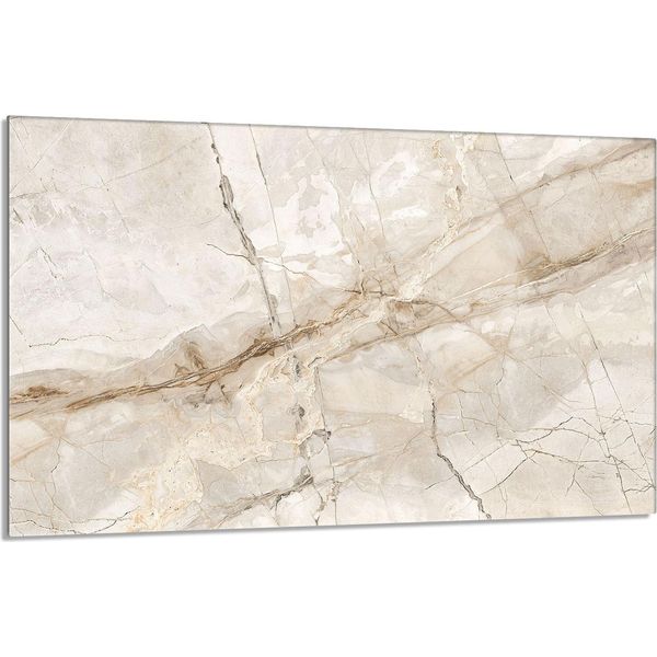 Piastra Di Copertura Del Piano Cottura 80X52Cm 1 Pezzo Copertura Del Piano Cottura In Ceramica, Marmo Beige-image
