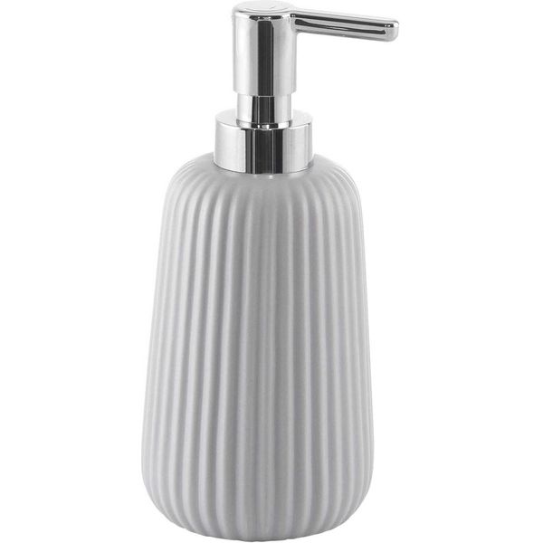 Dispenser Per Sapone Liquido Da Appoggio In Vetroceramica Grigia | Dory-image