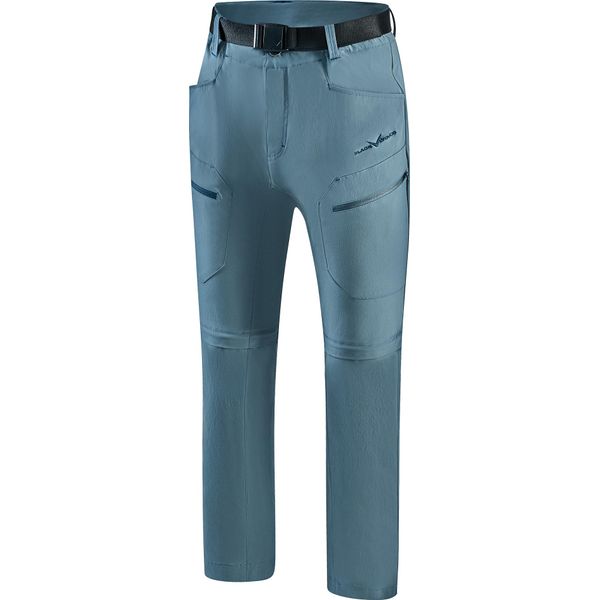 Black Crevice - Pantaloni Da Trekking Da Uomo Con Gambe Staccabili - Zip-Off | Colore: Blue Mirage | Taglia: Xxl-image