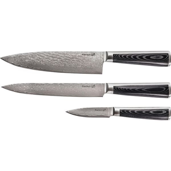 G21 G21 Damascus Premium Set Di Coltelli, Scatola, 3 Pezzi G21-6002250-image