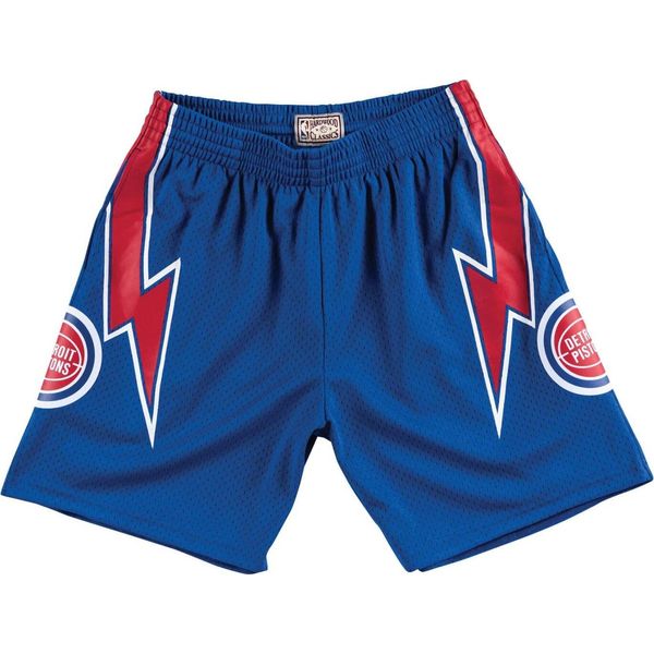 Pantaloncini Mitchell & Ness Detroit Pistons Swingman Royal - M-image