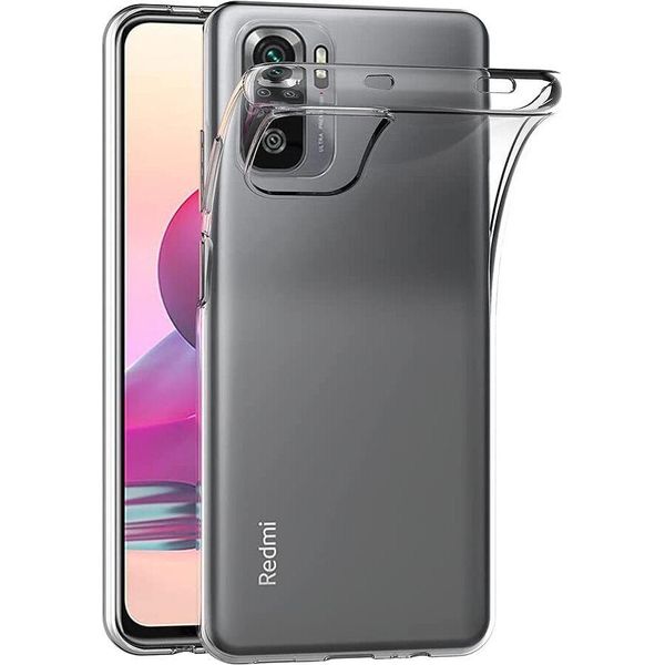 Custodia Redmi Note 10, Sottile Custodia Protettiva Trasparente In Tpu Morbido Per Xiaomi Redmi Note 10 4G / Note 10S-image