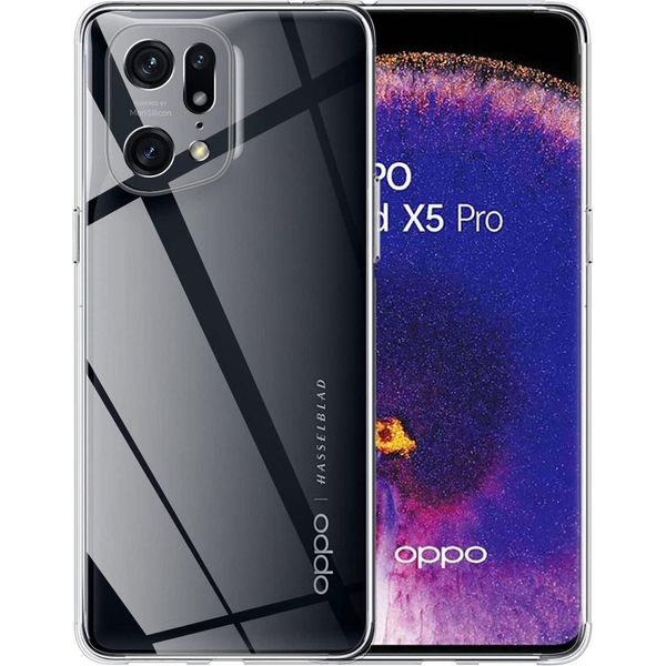 Oppo Find X5 Pro Custodia, Sottile Trasparente Custodia Protettiva In Tpu Morbido Per Oppo Find X5 Pro-image