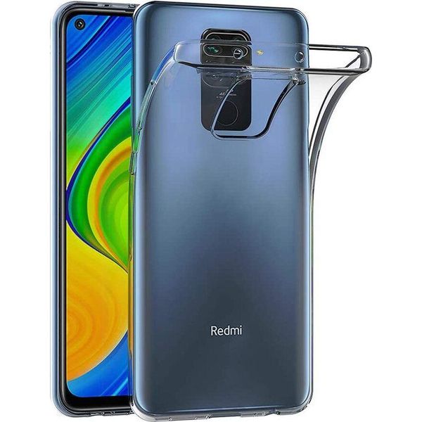 Custodia Redmi Note 9, Sottile Custodia Protettiva Trasparente In Tpu Morbido Per Xiaomi Redmi Note 9 / Redmi 10X 4G-image