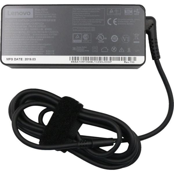 Adattatore Ac Standard Lenovo 65W (Usb Type-C) - Alimentazione A 2 Pin - Ac 100-240 V - 65 Watt - Fru - Per Thinkpad-image