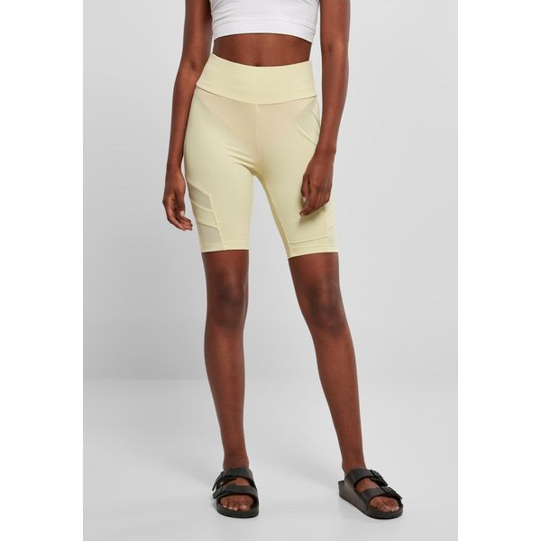 Urban Classics TB4354 | Pantaloncini Da Ciclismo A Vita Alta In Rete Tech Radlerhose - Farbe: Softyellow - GrößE: Xs-image