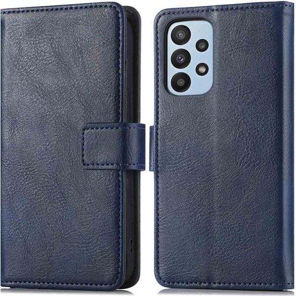 Custodia Per Cellulare Imoshion Per Samsung Galaxy A23 (5G) - Cover Flip A Libro - Blu Scuro-image