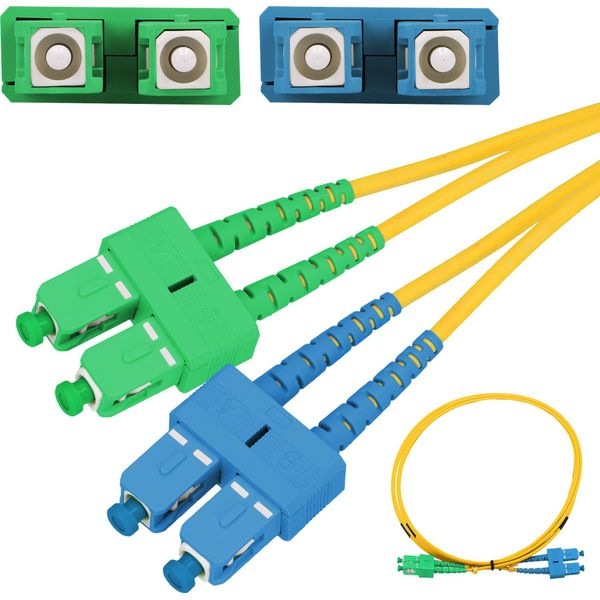 Extralink SC/UPC-SC/APC Patchcord Pvc, Monomodale, Duplex, G652D, 3 Mm, 5 M-image