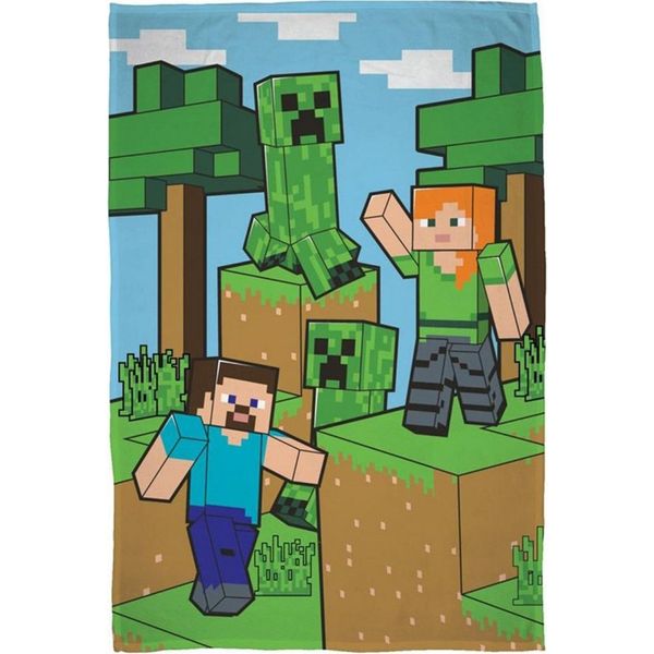Minecraft - Coperta In Pile 100 X 150 Cm-image