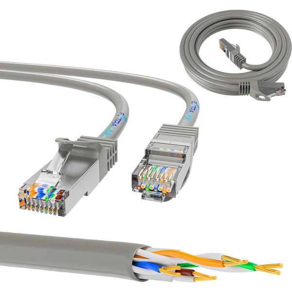 Cavo Di Rete Ethernet Extralink Cat.5E Utp 5M Lan Patchcord-image