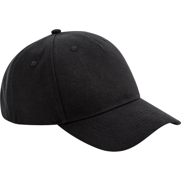 Beechfield - Cappello Da Baseball 5 Segmenti Per Uomo/Donna Unisex RW8585 (Taglia Unica) (Nero)-image