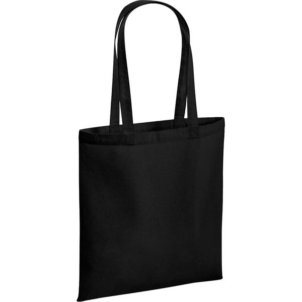 Westford Mill - Borsa In Cotone Riciclato PC4970 (Taglia Unica) (Nero)-image