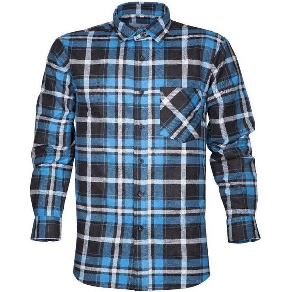 Ardon®Jonah Camicia Di Flanella, Camicia Da Lavoro, Camicia Blau, Gr. 42-43 (Xl)-image