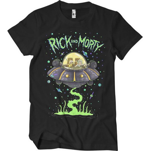 Maglietta Rick And Morty - Astronave (Schwarz) Xxl-image