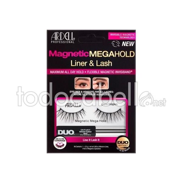 Ardell Ciglia Artificiali Magnetic Megahold Liner & Lash Demi Wispies, 1 Pz-image