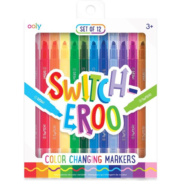 Pennarello Cambio Colore Ooly Switcheroo - Set Con 12 Penne-image
