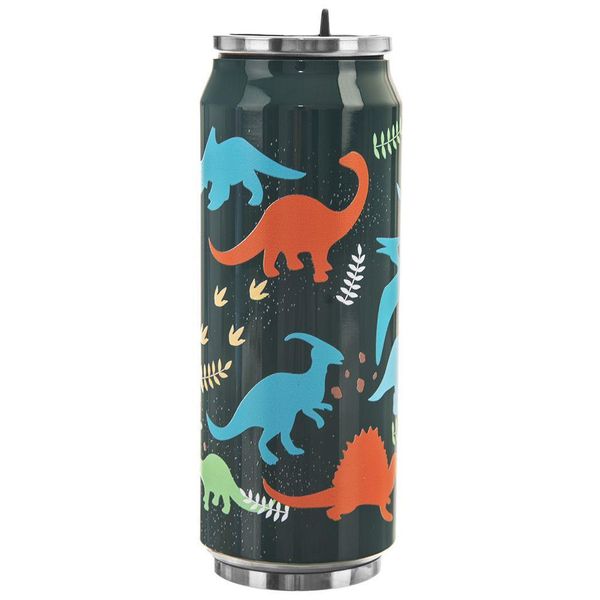 Orion Thermo Mug Tazza Sottovuoto Thermos Flask Bidon Tazza Per Bere Dinosauro Dose 500 Ml-image