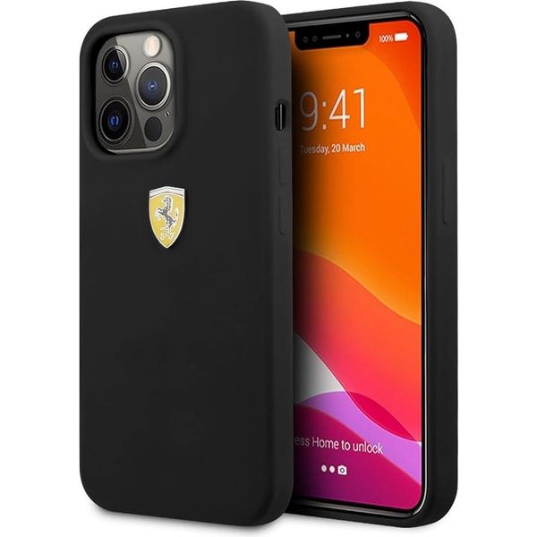 Ferrari Fessihcp13Lbk Iphone 13 Pro / 136,1 Czarny/Black Hardcase Silicone-image