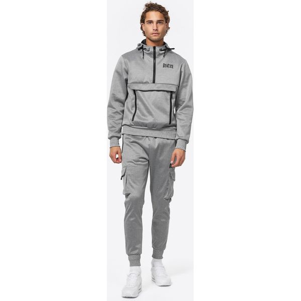 Tuta Da Uomo Con Cappuccio Slim Fit Moorpark Marl Grigio/Nero Xl Benlee-image
