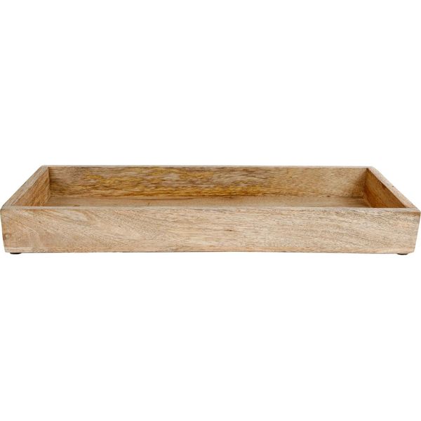 Vassoio Per Candele In Legno Di Mango - Circa 39 X 14 X 4 Cm (Piccolo)-image
