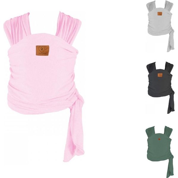 Marsupio Cherish, Fascia Porta Bebè, Marsupio, Misura Universale, Da 3 Mesi Rosa-image