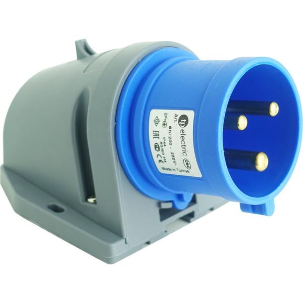 Spina Da Parete Cee Da Campeggio 3P 32A 230V IP44-image