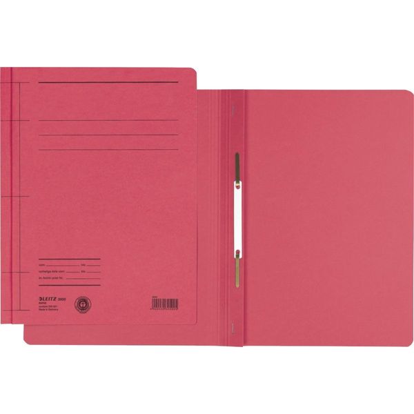 Leitz 3000-00-25 25Er Rapid A4 Raccoglitore A Fogli Mobili Manila Cartone Rosso-image