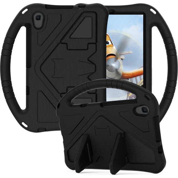 Custodia Per Bambini Per Huawei Mediapad M5 Lite 8.0", Eva Lightweight Shockproof Foldable Stand, Kids Handle Protective Cover Nero"-image