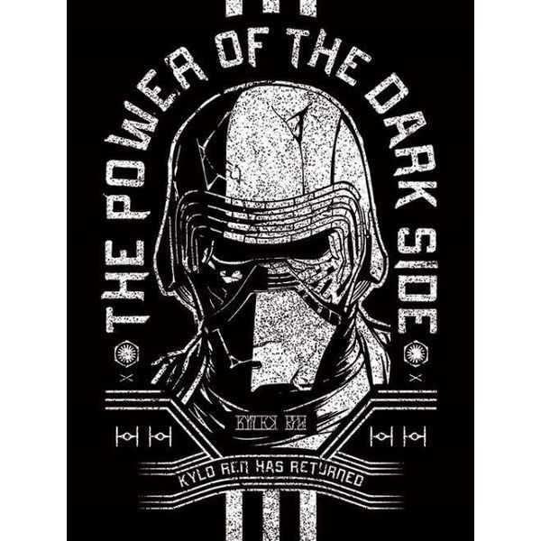 Star Wars: L'ascesa Di Skywalker - Stampa Su Tela "Kylo Ren è Tornato"" PM3329 (80 Cm X 60 Cm) (Bianco/Nero)"-image