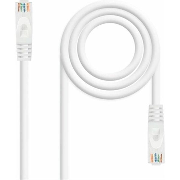 Rj45 Cat6A Utp Cu Lszh 0,25M Weiß Nanocables 10.20.1800-L25-W-image