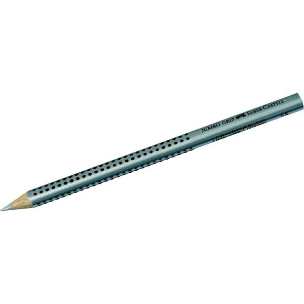 12X Matita Colorata Faber-Castell 110982 Jumbo Grip Argento-image